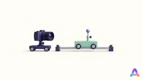 Un chariot, deux points de vue